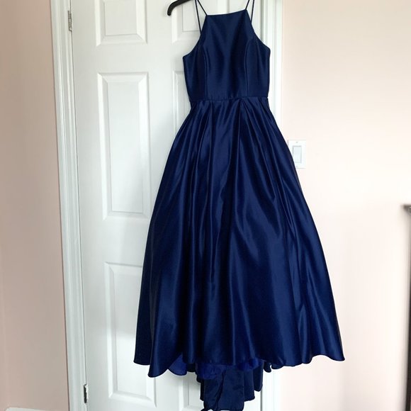 Fit and Flare Satin Ball Gown / Prom Dress / Dress for Wedding - Picture 3 of 3